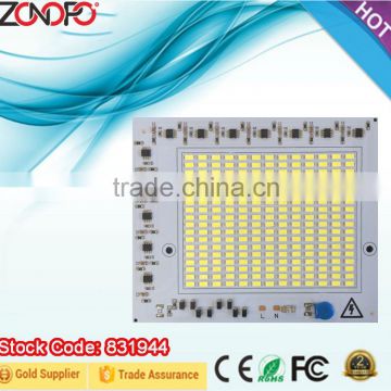 100W 30w 50w 150w mos dimming flood light ac direct constant current compact driverless SMD5730 220v newest ac luminaire