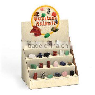 Carving stone animals, ca.1" 12 asstd., 48pcs per display.