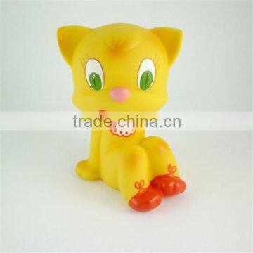 safety material bath toys, animal cat plastic bath toys, custom plastic animal bath toys