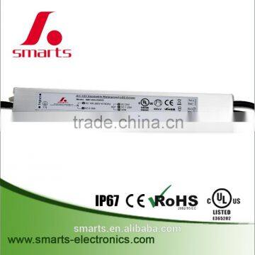 ce ul certification 30w 24vdc 0-10v/pwm dimming led driver