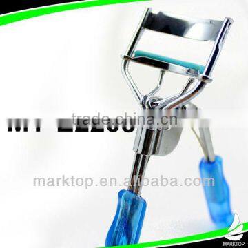 Blue handle crystal eyelash curler