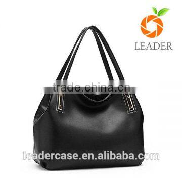 Terse Stylish Style Multi Pocket Real Leather Handbag