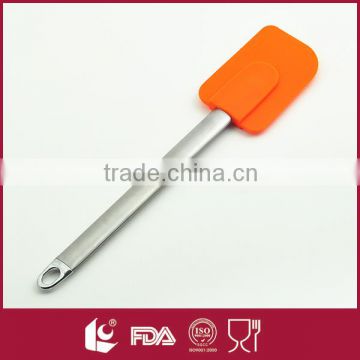 High quality silicone spatula/silicone brush with 18/0 S/S handle