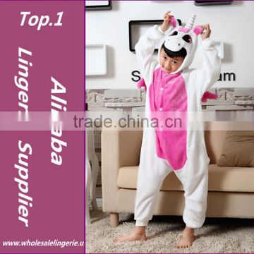 Bestsale cheapest wholesale checkout children love rubbit onesie bule Unicorn pajama