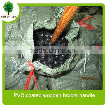 China supplier 120X2.2cm wooden broom stick with plastic cap