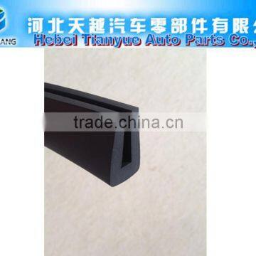 u type EPDM/NBR/neoprene hard rubber channel rubber seal strips