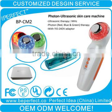 2013 Handheld Ultrasonic Photon Therapy Skin Care Apparatus