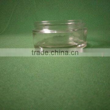 mini skin care cream round glass bottle