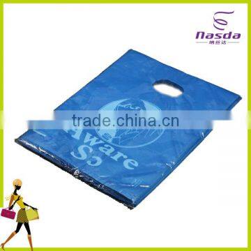 wholesale disposable D-cut cheap plastic grocery bag