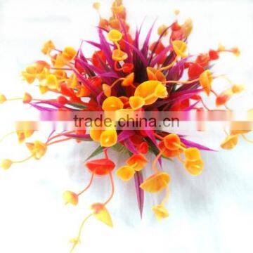 Factory wholesale High Quality fish tank colorful special Aquatic design Aquarium Plastic Plant decoration