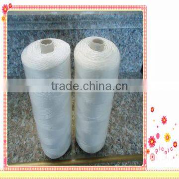 white and colorful nylon fishing twine