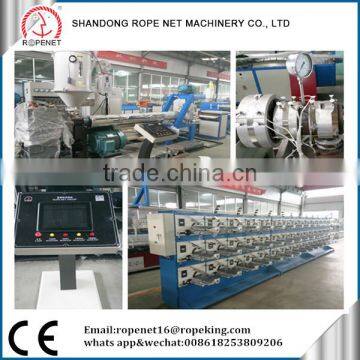 equipment for pp danline rope making extruder FromTaian Rope Net Vicky /M:8618253809206 E:ropenet16@ropenet.com