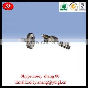 Customized Made Precision Small Aluminum Alloy Gear Shaft For Sale photo-4
