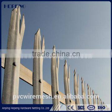 Gold manufacturer Steel Anti-climb Security Fence / palisade fence