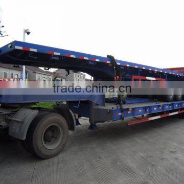 40 Tons 3 Axle Semi-Trailer Low-Bed Trailer for Sale photo-5
