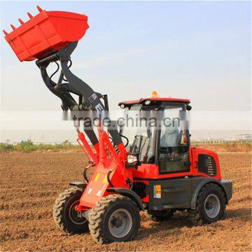 ER10 Everun Mini Farm Front Loader With Wooden Forks/ Drum Folder/ Cutter Head photo-3