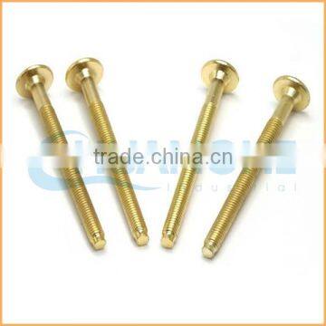 China Factory sales mushroom head furniture screw 1/4-20t