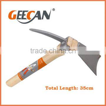 Cheap price garden steel hand cultivator hoe and digging 2 use