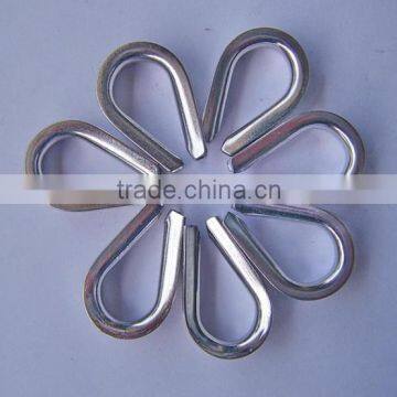 DIN6899B Electrical Galvanized Wire Rope Round Custom Thimble Clevis Price photo-3