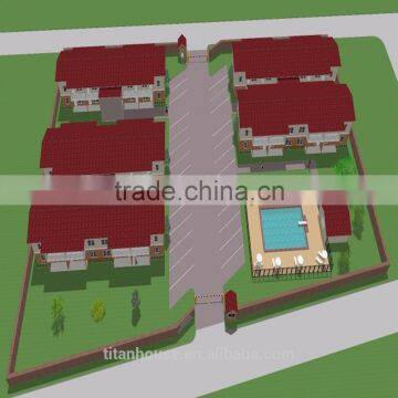 Easy Installation Light Steel Prefabricated Duplex Apartment for Rent photo-5