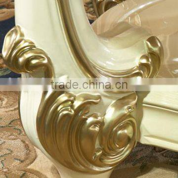 European Style Fashionable Dining Room Set, Palace Royal Wooden Round Dining Table and Chairs Set (BF01-ML022) photo-4