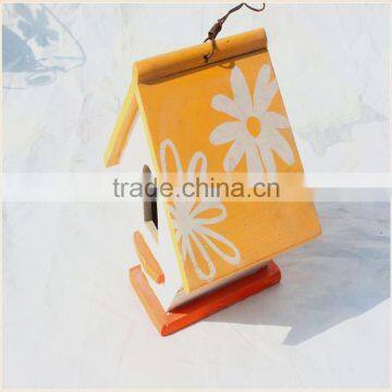 Hot Sale Eco-friendly New Unfinished Wooden Bird House Wholesale photo-3