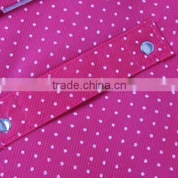 N494 Household Non Woven Box Foldable Bowknot Polka Dot Storage Box photo-3