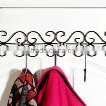 Multi-Function Metal Over The Door Hanging Hooks photo-2