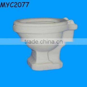 Funny toilet shaped planter bisque porcelain