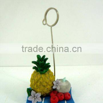 Resin Promotional Place Holder Name Card Clip Wedding Decoration