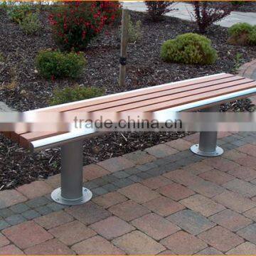 Backless Wooden Garden Bench For Sale photo-2