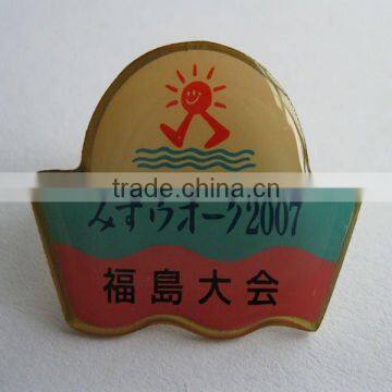 Offset printing aluminum badge