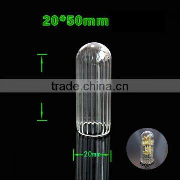 Antique Copper Cap Pink Beads DIY Mini Glass Bottle Pendant photo-5