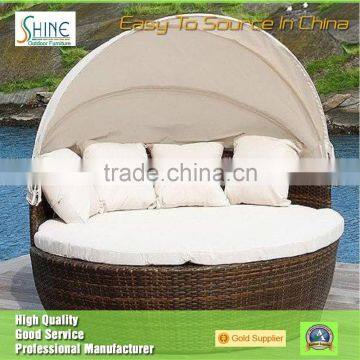SL-040 / beach outdoor furniture poly rattan sunbed