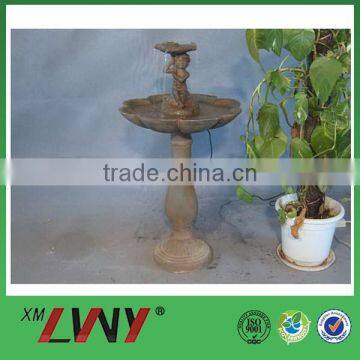 New product home decoration angel resin water fountain for garden