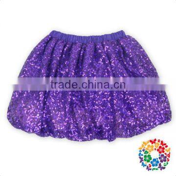 Girls Boutique Clothing Wholesale Bling Bling Lavender Sequin Baby Tutu Skirt Girl Skirts Kids photo-5