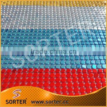 Manufacturer Good Price Metal Sequin Fabric Bathroom Curtains photo-3