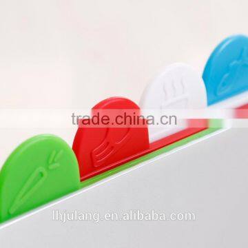 4pcs Plastic Cutting Board Set With Stand/plastic Chopping Board photo-3