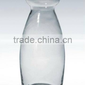 flower vase glass glass bottle flower vase clear tall glass flower vase