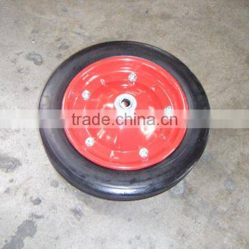 Size 13x3 Solid Wheel With Metal Rim 13x3/14x4 Size photo-2