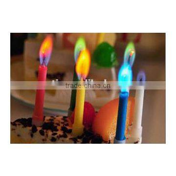 Romantic Coloured Flame Birthday Candle