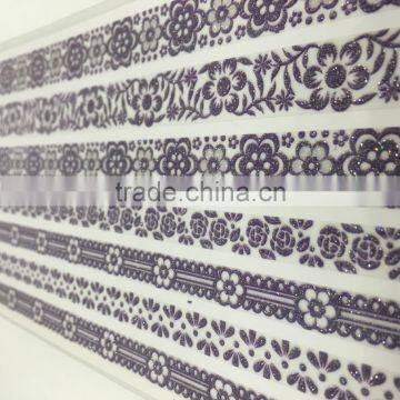 Glitter Laced Border, Follower Laced Border Sticker, Lace Border Sticker in Put photo-4