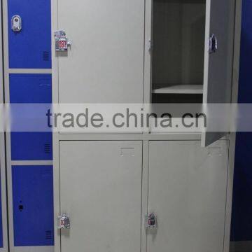 School Black Four Door Steel Gym Metal Locker photo-2