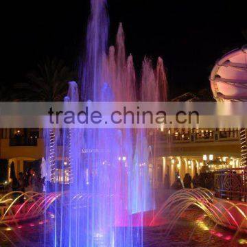 Shimmering waves fountain