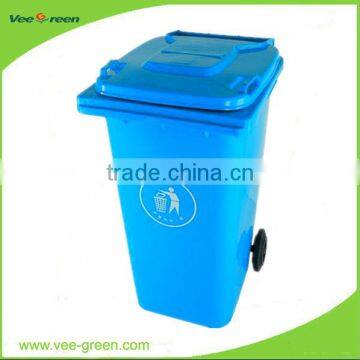 240L Wheeled Outdoor Industrial Plastic Trash Can