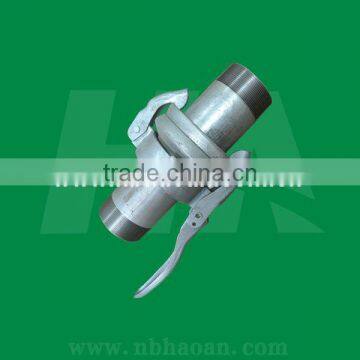 Hot Dip Zinc-Plated Perrot Coupler With BSPT Or NPT Thread