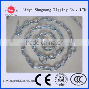 Dog Lead With Nyloy Handle Anmal Chain photo-3