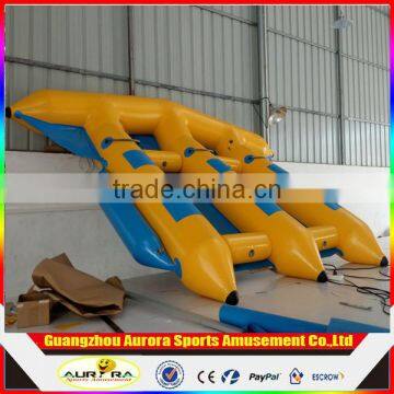 High Quality Inflatable Flying Fish Banana Boat Inflatable Flying Fish Tube Towable For Water Sport Games