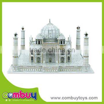 Intelligence toy 3d famous building diy puzzle taj mahal model