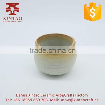 Chinese wholesale handmade garden terracotta and ceramic flower pot for succulent